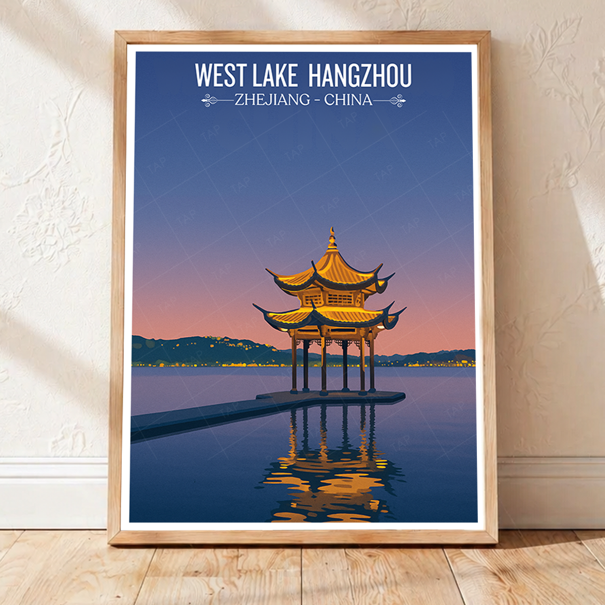 West Lake - China - Travel Wall Art Print Home Deco Poster