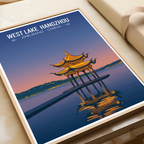 West Lake - China - Travel Wall Art Print Home Deco Poster