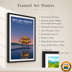 West Lake - China - Travel Wall Art Print Home Deco Poster