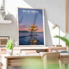 West Lake - China - Travel Wall Art Print Home Deco Poster