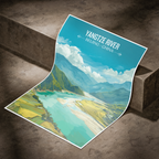 Yangtze River - China - Travel Wall Art Print Home Deco Poster