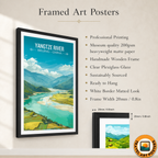 Yangtze River - China - Travel Wall Art Print Home Deco Poster