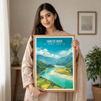 Yangtze River - China - Travel Wall Art Print Home Deco Poster