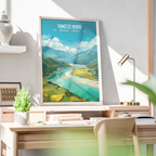 Yangtze River - China - Travel Wall Art Print Home Deco Poster
