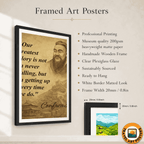 Confucius travel poster – artwork presentation view 11