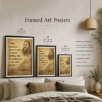 Confucius travel poster – artwork presentation view 12