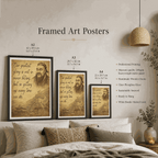 Confucius travel poster – artwork presentation view 5