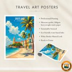 Grote Knip - Curaçao -  Travel Wall Art Deco Poster Print