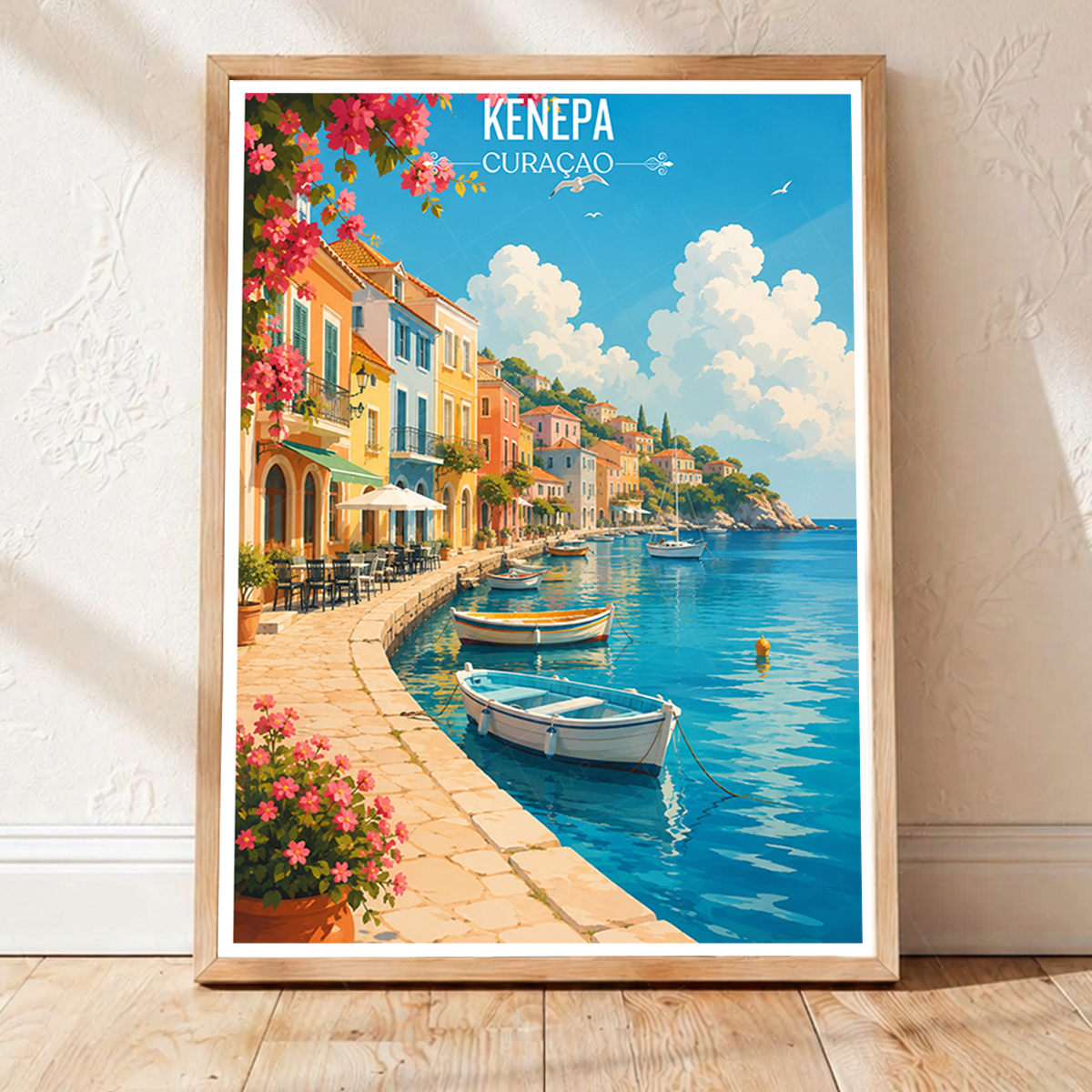 Curaçao -  Travel Wall Art Deco Poster Print