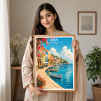 Curaçao -  Travel Wall Art Deco Poster Print