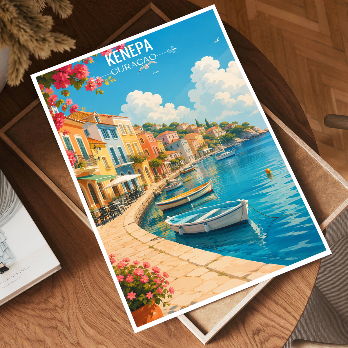 Curaçao -  Travel Wall Art Deco Poster Print