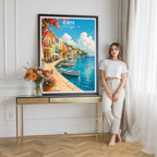 Curaçao -  Travel Wall Art Deco Poster Print