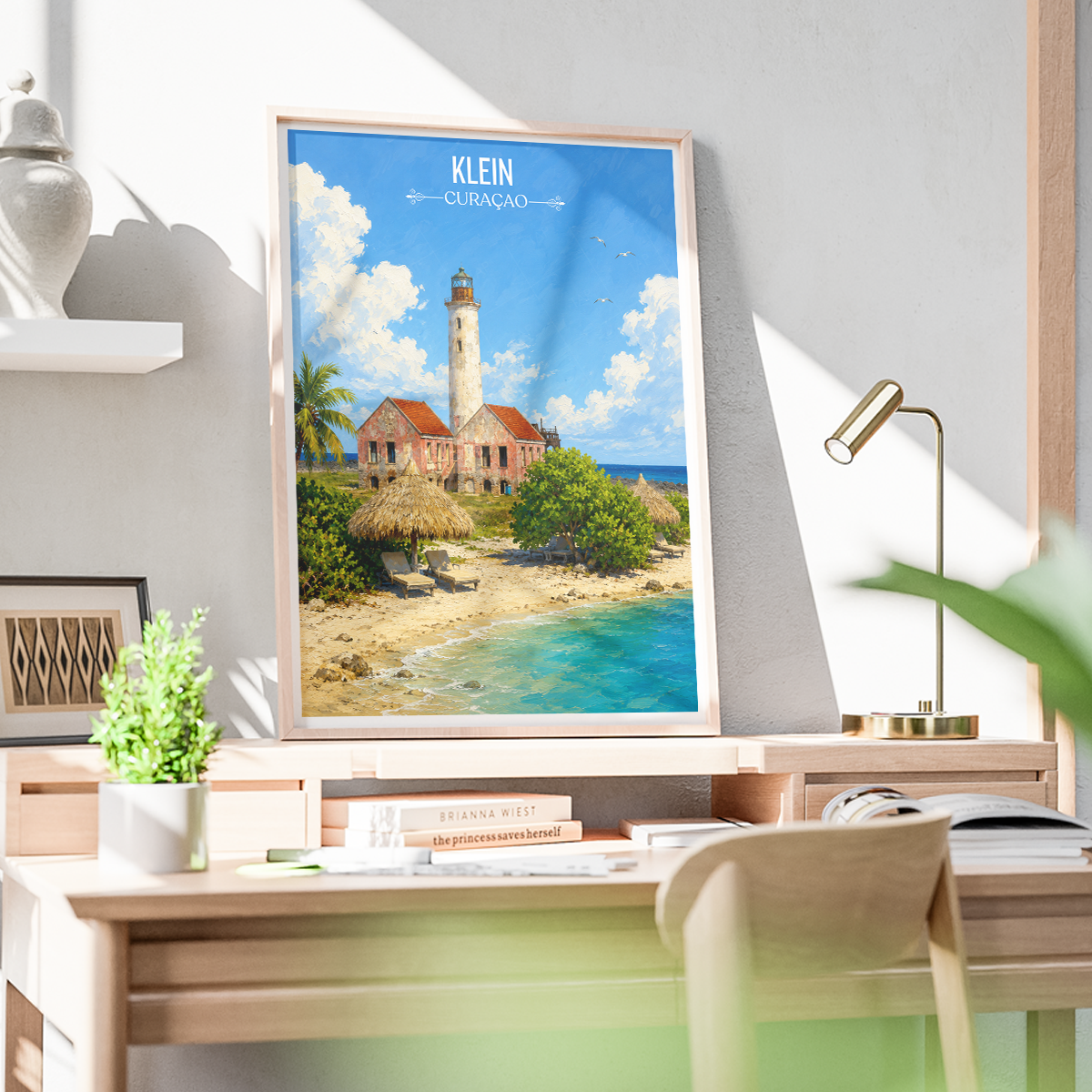 Klein - Curaçao -  Travel Wall Art Deco Poster Print