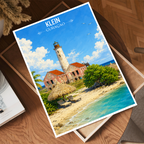 Klein - Curaçao -  Travel Wall Art Deco Poster Print