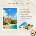 Klein - Curaçao -  Travel Wall Art Deco Poster Print