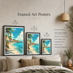 Mambo - Curaçao -  Travel Wall Art Deco Poster Print
