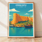 Kyrenia Castle - Cyprus - Travel Wall Art Print - Art Print - Travel Art Poster