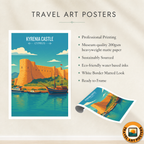 Kyrenia Castle - Cyprus - Travel Wall Art Print - Art Print - Travel Art Poster