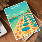 Nissi Beach - Cyprus - Travel Wall Art Print - Art Print - Travel Art Poster