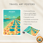 Nissi Beach - Cyprus - Travel Wall Art Print - Art Print - Travel Art Poster