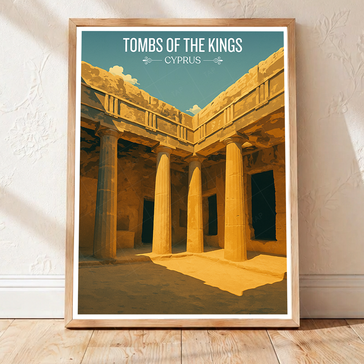 Tombs of Kings - Cyprus - Travel Wall Art Print - Art Print - Travel Art Poster