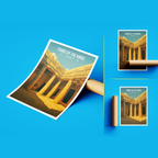 Tombs of Kings - Cyprus - Travel Wall Art Print - Art Print - Travel Art Poster