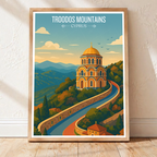 Troodos Mountains - Cyprus - Travel Wall Art Print - Art Print - Travel Art Poster