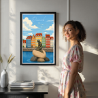 Denmark - Travel Poster Vintage Style Wall Art Print