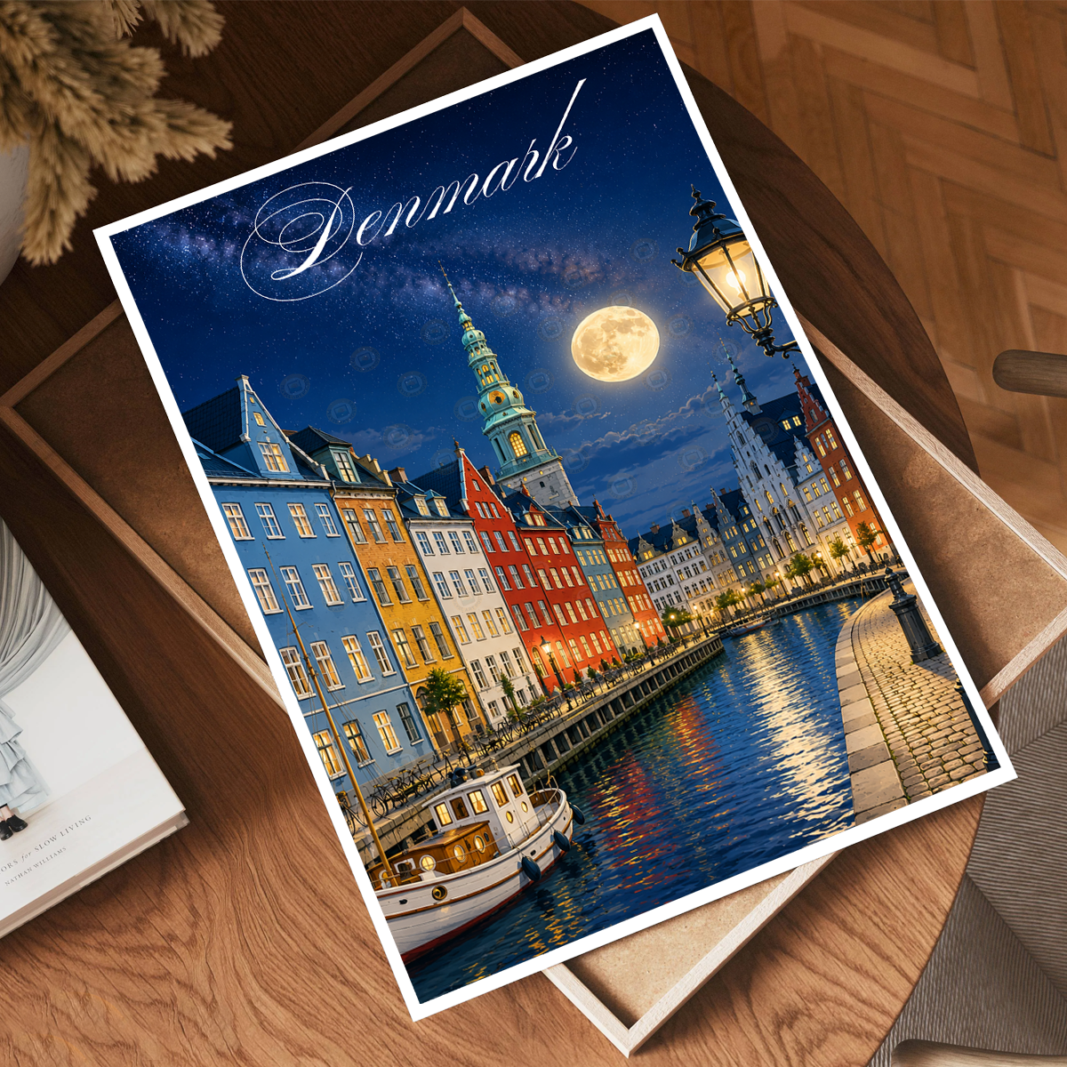 Denmark - Travel Poster Vintage Style Wall Art Print