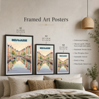 Denmark - Travel Poster Vintage Style Wall Art Print
