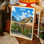 Dragor - Denmark - Travel Poster Vintage Style Wall Art Print