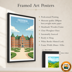Fredericia - Denmark - Travel Poster Vintage Style Wall Art Print