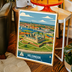 Helsingor - Denmark - Travel Poster Vintage Style Wall Art Print