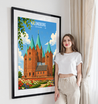 Kalundborg - Denmark - Travel Poster Vintage Style Wall Art Print