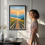 Kobenhavn - Denmark - Travel Poster Vintage Style Wall Art Print