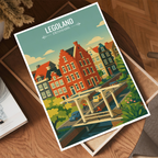 Legoland - Denmark - Travel Poster Vintage Style Wall Art Print