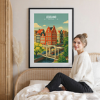Legoland - Denmark - Travel Poster Vintage Style Wall Art Print