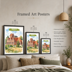 Praesto - Denmark - Travel Poster Vintage Style Wall Art Print - Art Print - Travel Art Poster