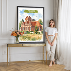 Praesto - Denmark - Travel Poster Vintage Style Wall Art Print - Art Print - Travel Art Poster