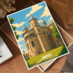 Viborg - Denmark - Travel Poster Vintage Style Wall Art Print - Art Print - Travel Art Poster