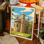 Viborg - Denmark - Travel Poster Vintage Style Wall Art Print - Art Print - Travel Art Poster