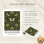 English Rose Canopy - William Morris - Wall Deco Poster Print - Art Print - Travel Art Poster