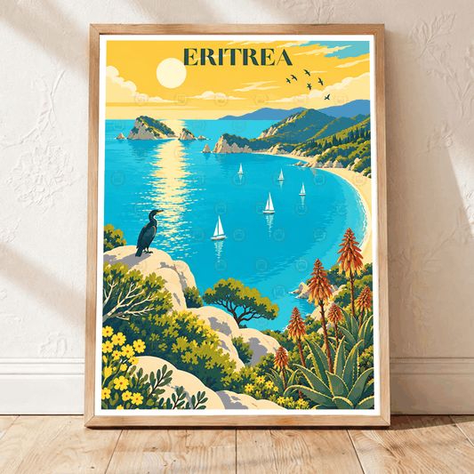 Eritrea - Travel Wall Art Deco Poster Print | Modern Style - Travel Art Poster Print