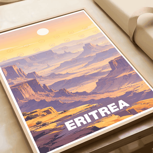 Eritrea - Travel Wall Art Deco Poster Print | Modern Style - Travel Art Poster Print