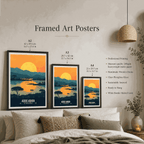 Addis Ababa - Ethiopia - Travel Art Wall Deco Poster | Modern Art Style - Travel Art Poster Print