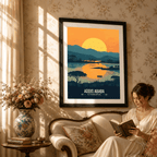 Addis Ababa - Ethiopia - Travel Art Wall Deco Poster | Modern Art Style - Travel Art Poster Print
