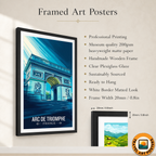 Arc de Triomphe du Carrousel - France - Travel Art Wall Deco Poster - Art Print - Travel Art Poster