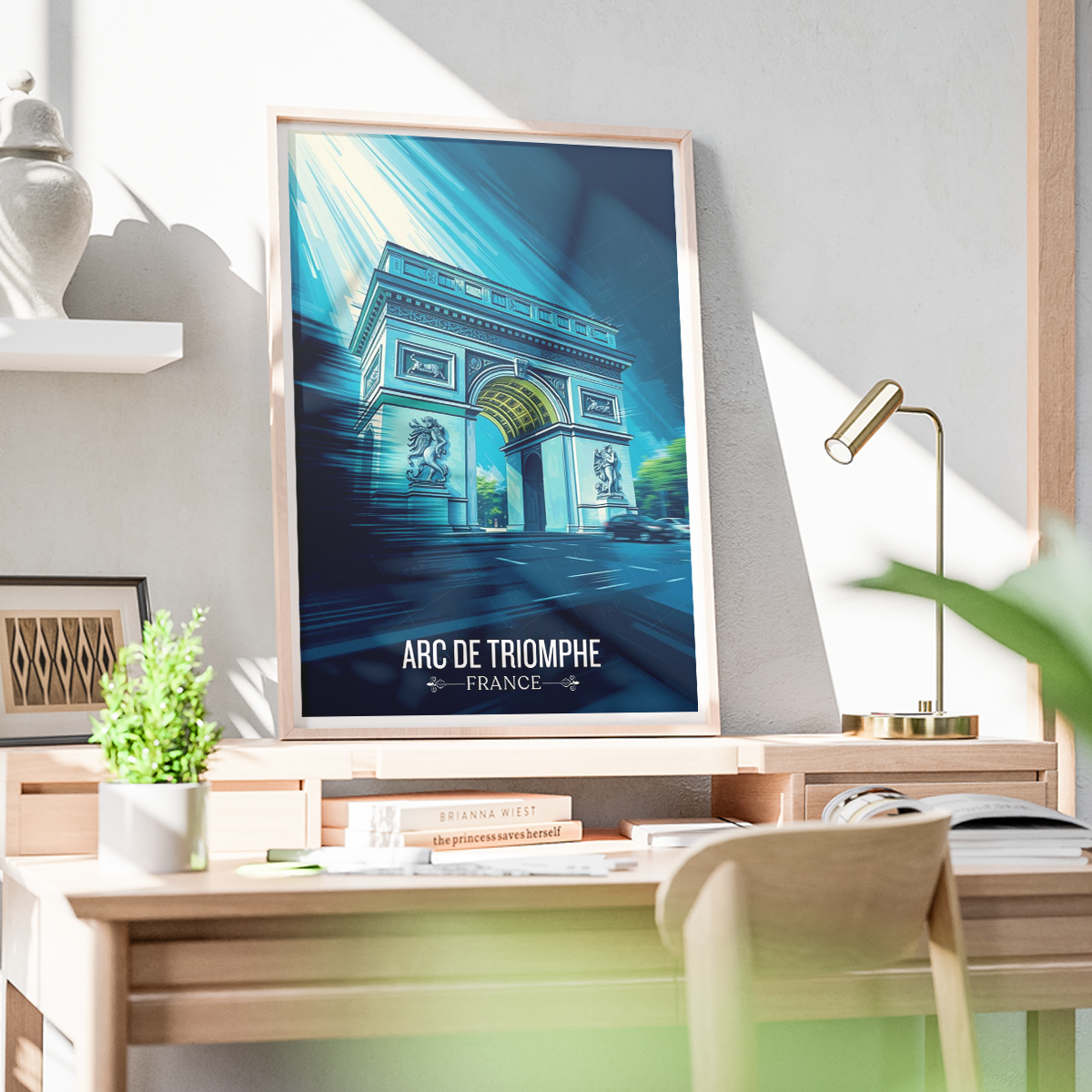 Arc de Triomphe du Carrousel - France - Travel Art Wall Deco Poster - Art Print - Travel Art Poster