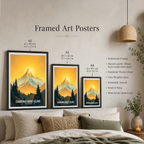 Chamonix - France - Travel Art Wall Deco Poster - Art Print - Travel Art Poster