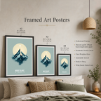 Chamouni - France - Travel Art Wall Deco Poster - Art Print - Travel Art Poster